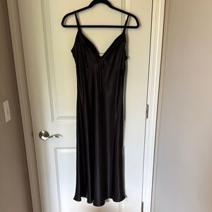 Jones New York Black Slip Dress with Adjustable Spaghetti Straps